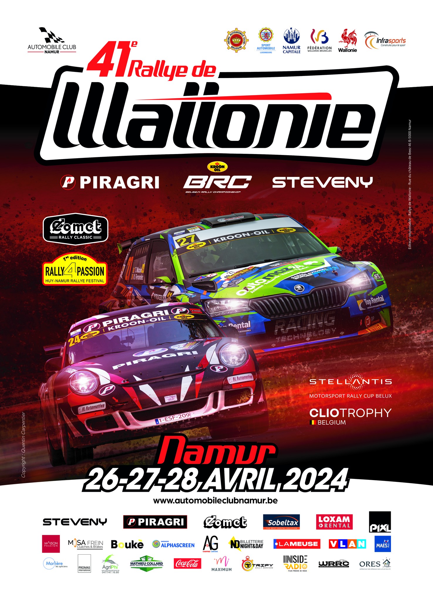 Lire la suite à propos de l’article Rallye de Wallonie 2024 : Les engagés