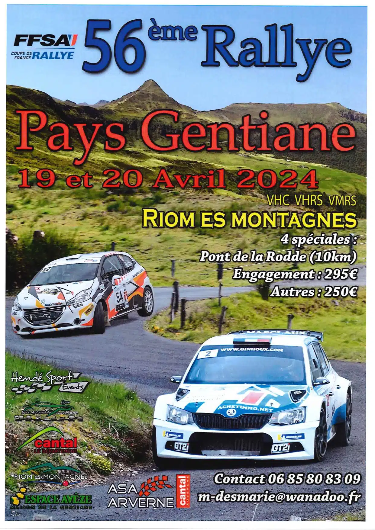You are currently viewing Rallye du Pays Gentiane 2024 : Présentation et engagés