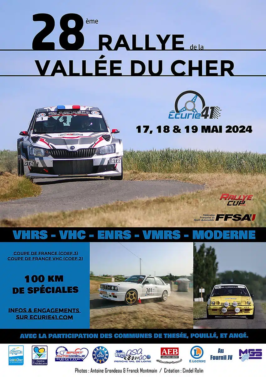 Lire la suite à propos de l’article Rallye de la Vallée du Cher 2024 : Présentation