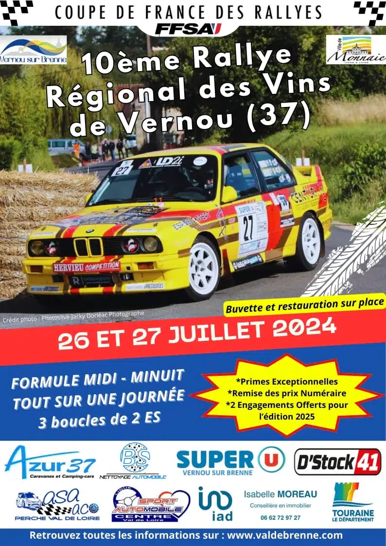 Lire la suite à propos de l’article Rallye des Vins de Vernou 2024 : Présentation