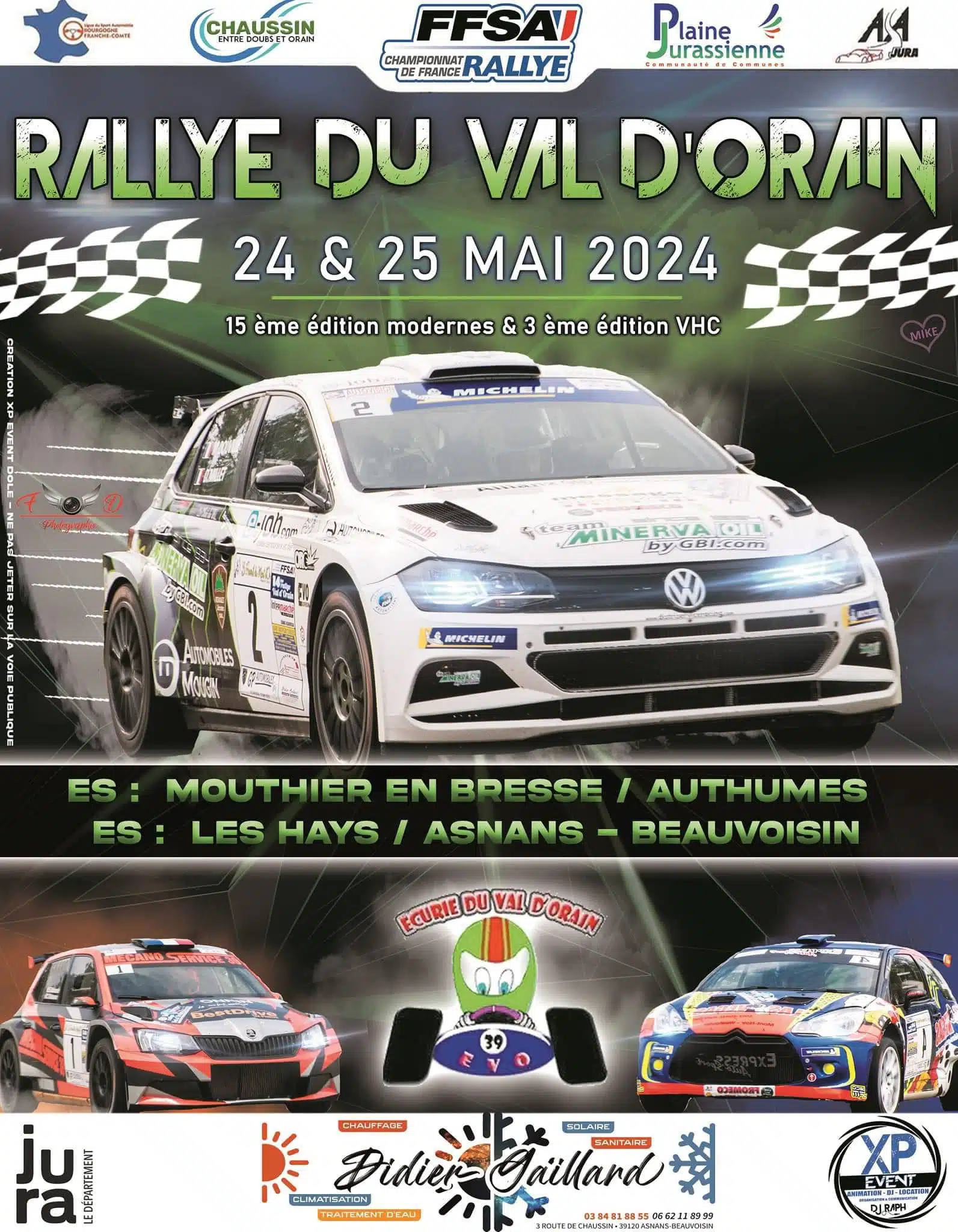 Lire la suite à propos de l’article Rallye du Val d’Orain 2024 : Présentation et Engagés