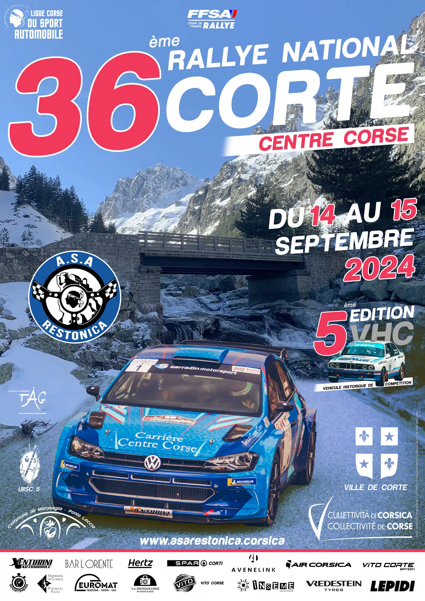 You are currently viewing Rallye Corti Centru di Corsica – Ronde de Corte 2024
