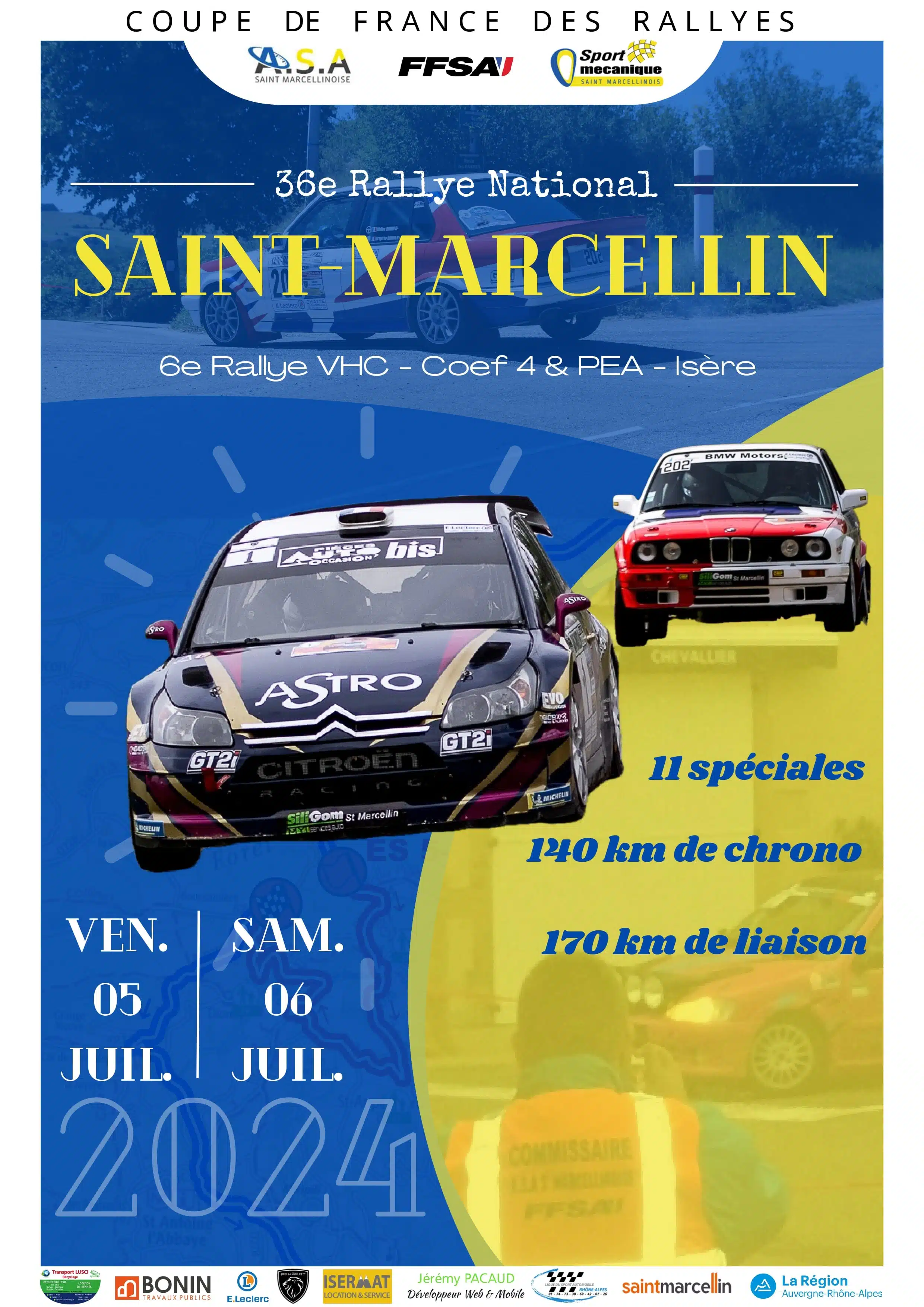 You are currently viewing Rallye de Saint Marcellin 2024 : Liste des engagés