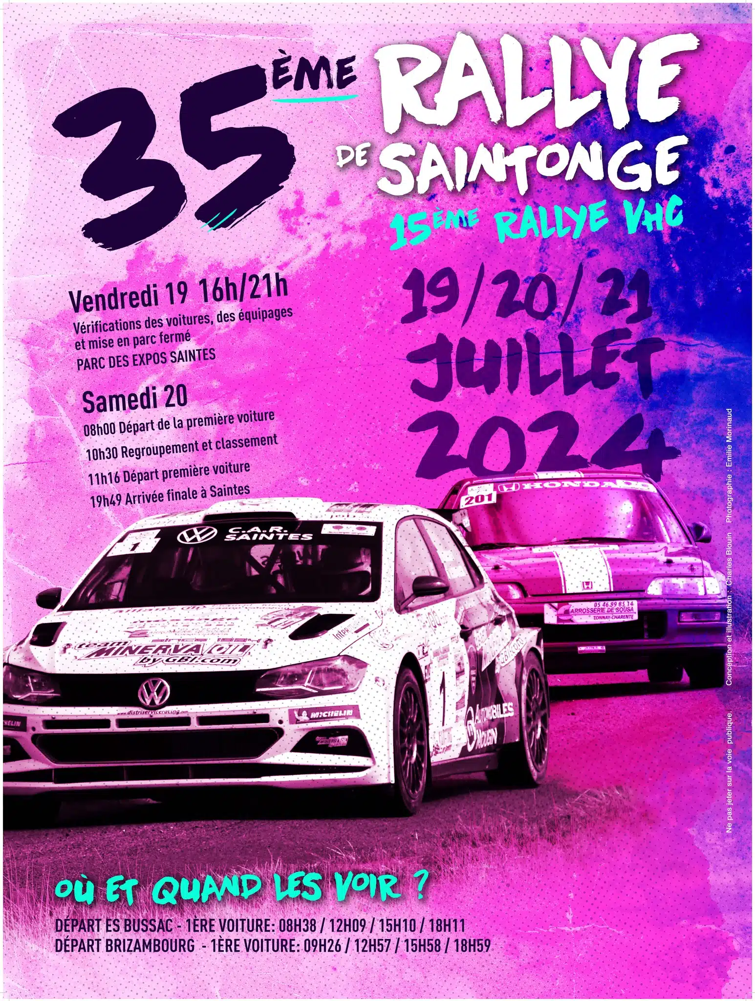 Lire la suite à propos de l’article Rallye de Saintonge 2024 : Les engagés