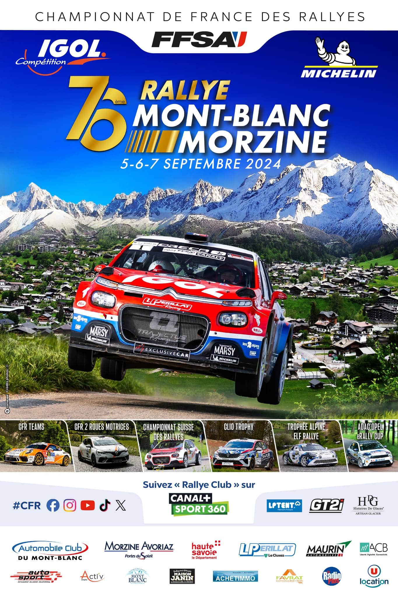 Rallye du Mont Blanc 2024 Rallye Infos