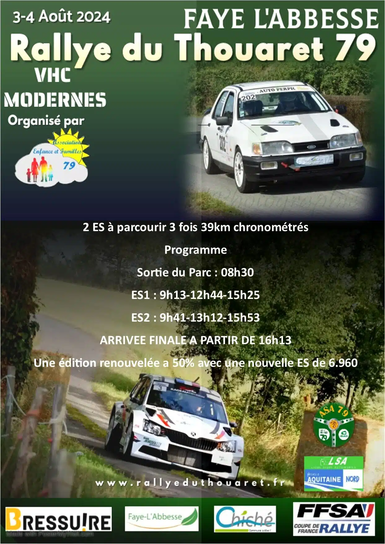 Lire la suite à propos de l’article Rallye du Thouaret 2024 : Liste des engagés