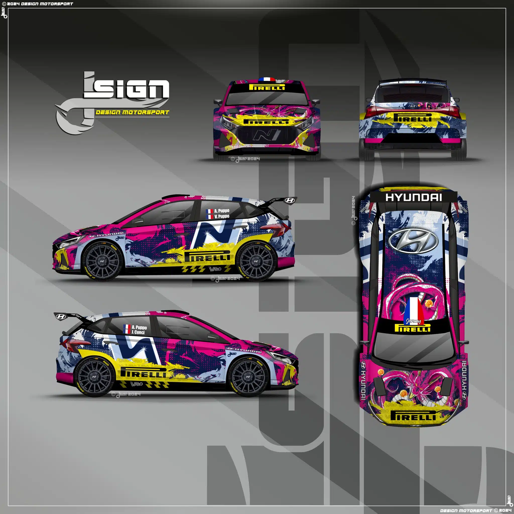 Lire la suite à propos de l’article La magnifique Hyundai i20 Rally2 d’Anthony Puppo !