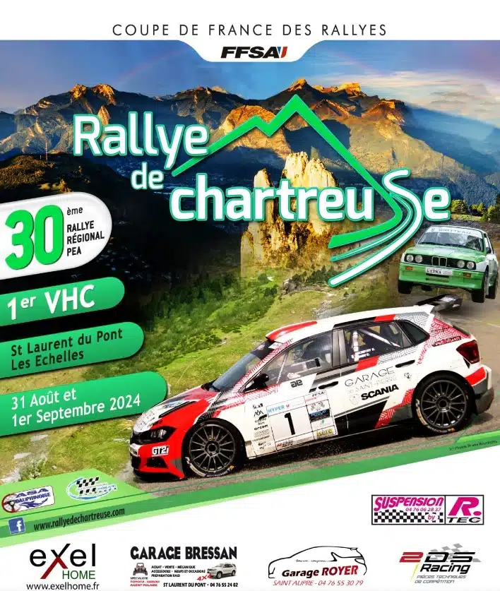 Lire la suite à propos de l’article Rallye de Chartreuse 2024 : Liste des engagés