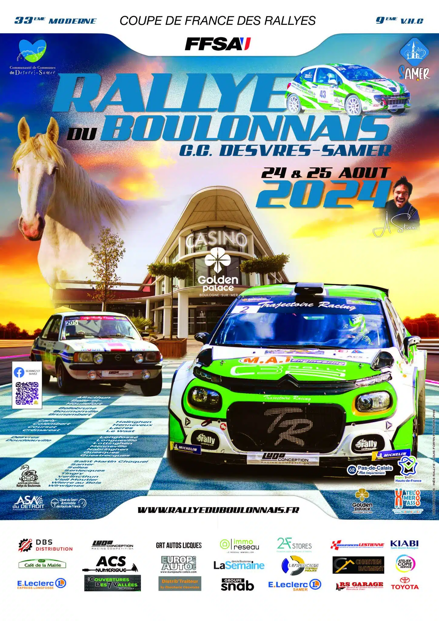 Lire la suite à propos de l’article Rallye du Boulonnais 2024 : Les engagés