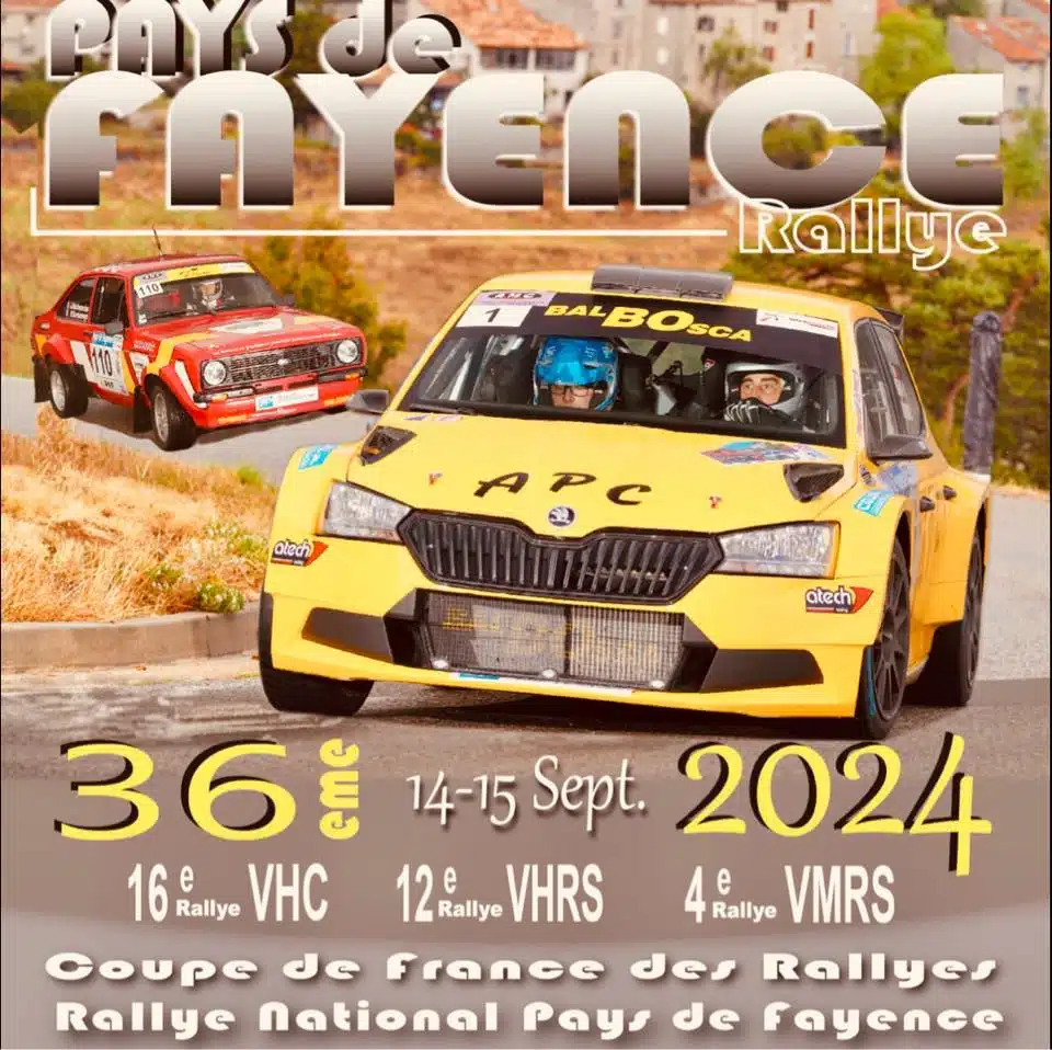 Lire la suite à propos de l’article Rallye du Pays de Fayence 2024 : Liste des engagés