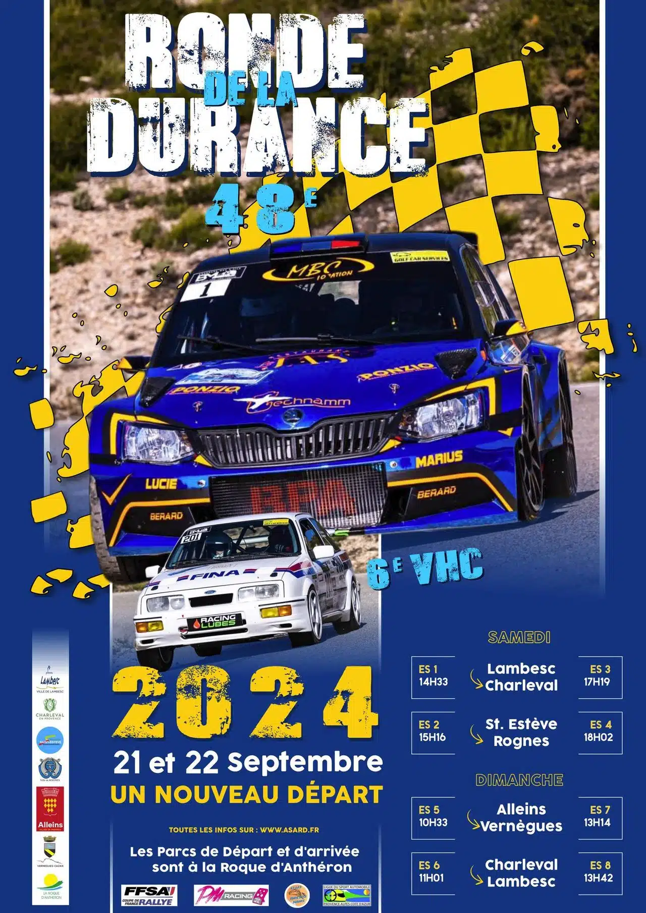 Lire la suite à propos de l’article Rallye de la Ronde de la Durance 2024 : Les engagés