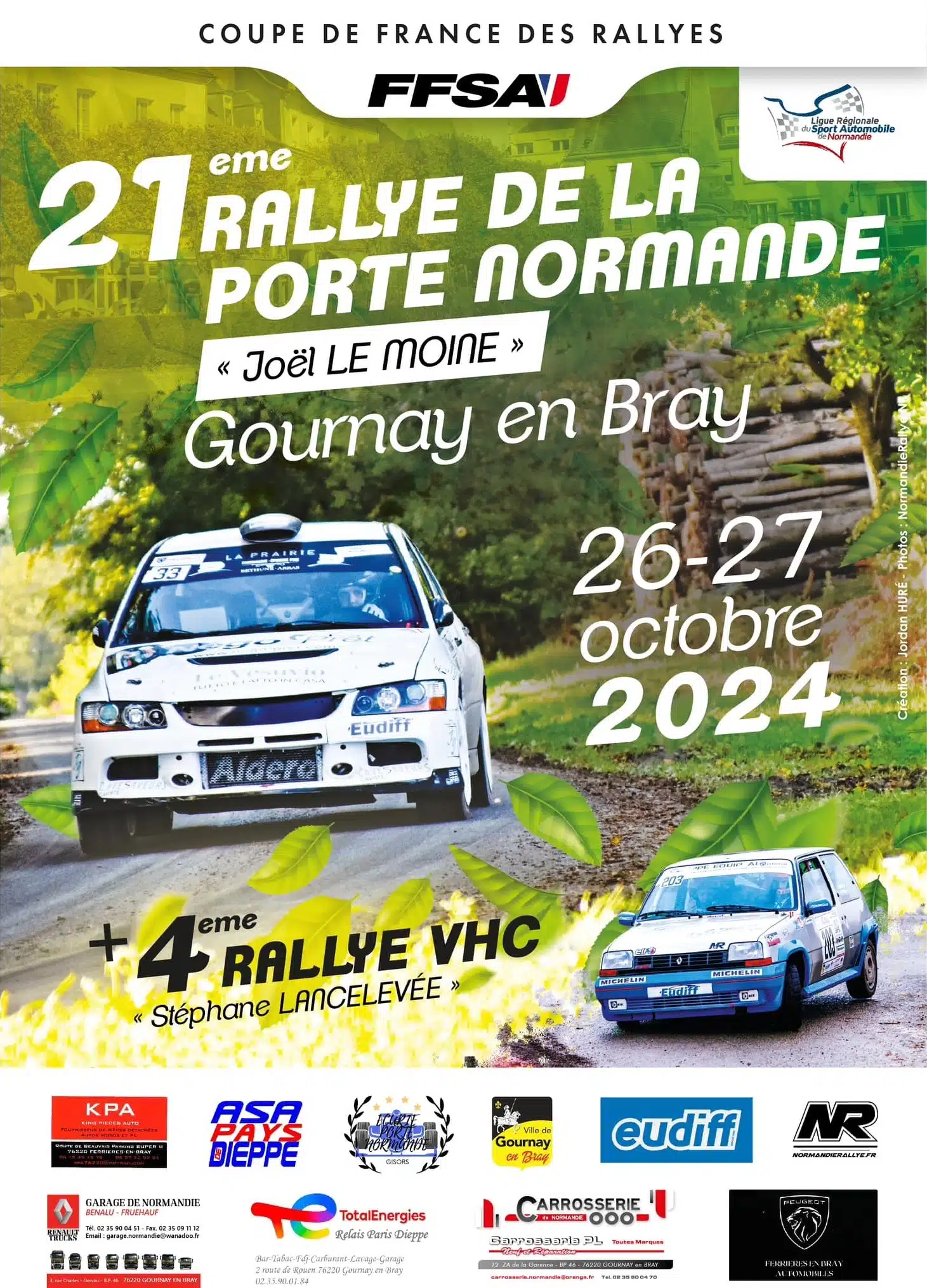 Lire la suite à propos de l’article Rallye de la Porte Normande 2024 : Liste des engagés
