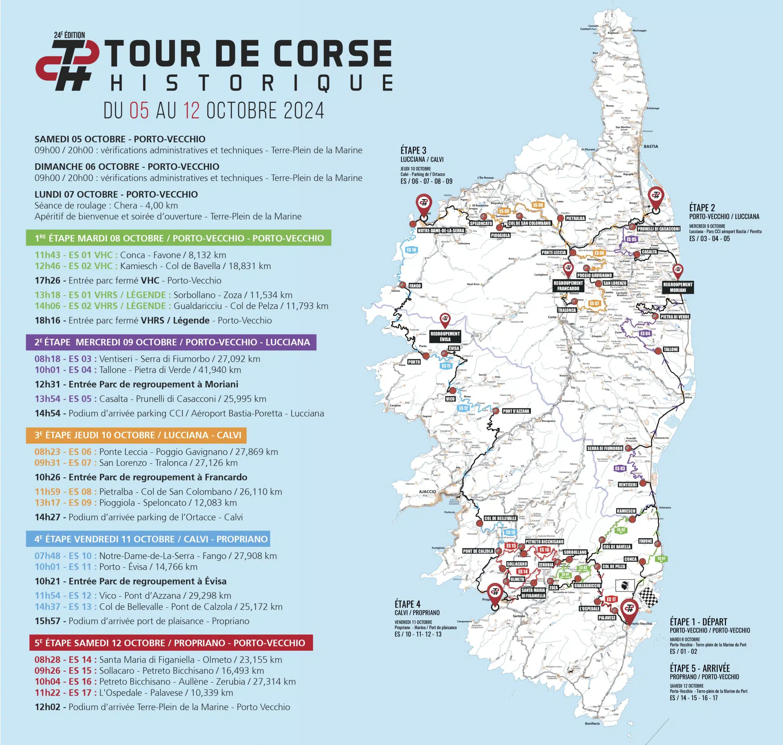 Lire la suite à propos de l’article Tour de Corse Historique 2024