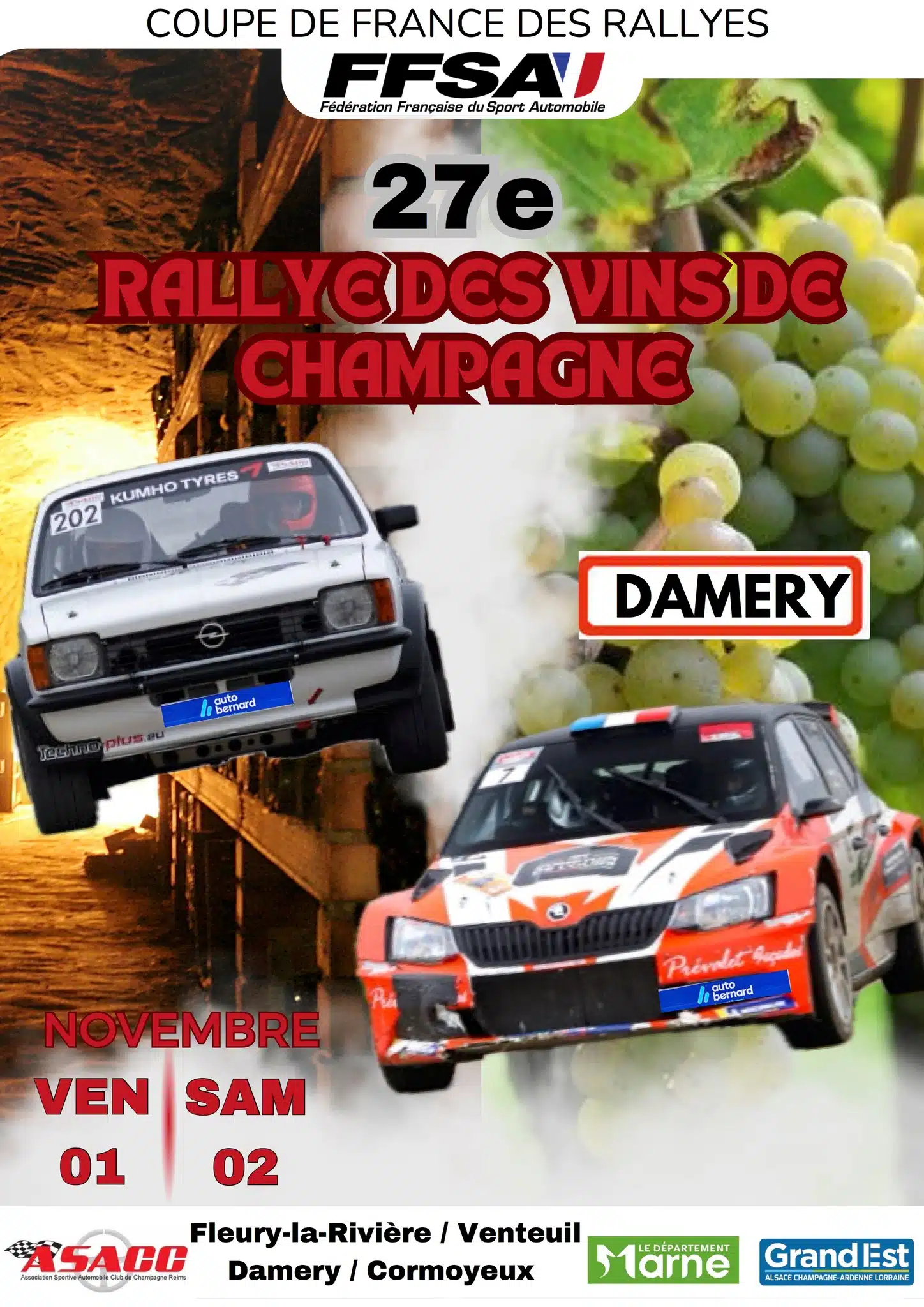 Lire la suite à propos de l’article Rallye Epernay Vins de Champagne 2024 : Liste des engagés