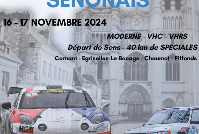 Rallye du Grand Senonais 2024
