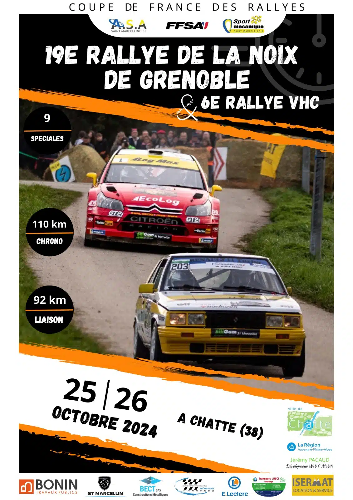 Lire la suite à propos de l’article Rallye de la Noix de Grenoble 2024 : Liste des engagés