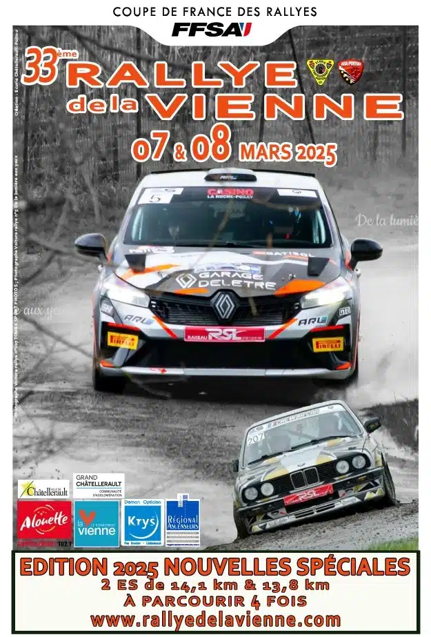 Lire la suite à propos de l’article Rallye de la Vienne 2025