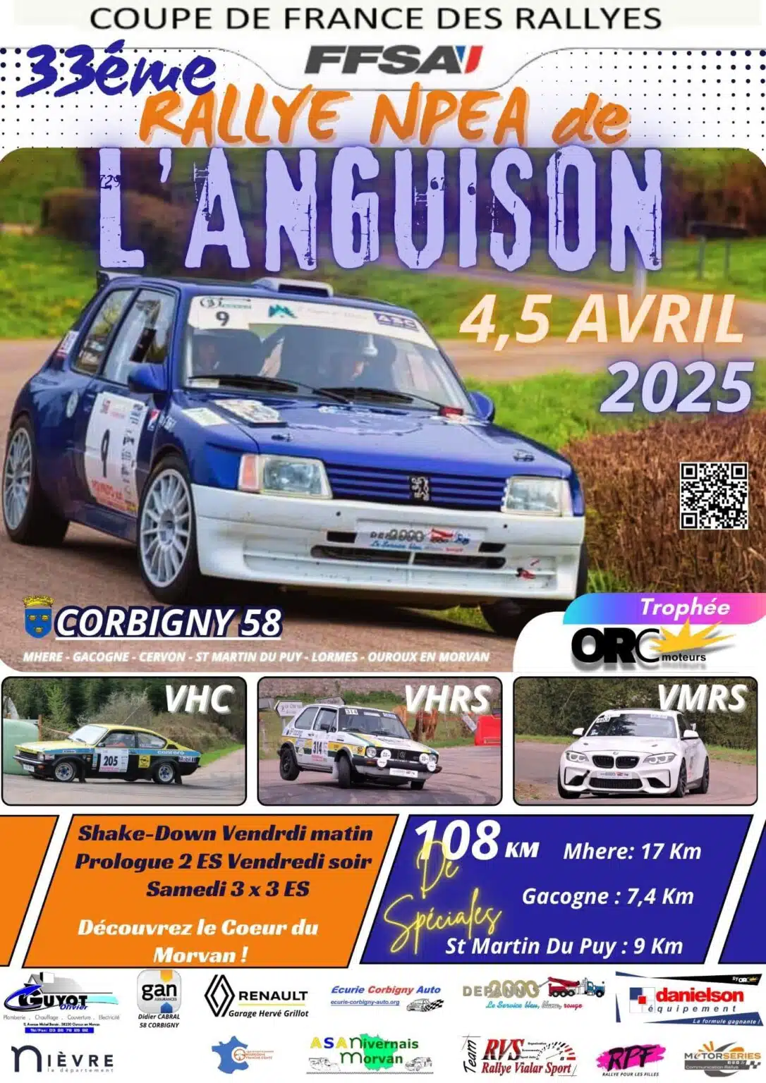 Lire la suite à propos de l’article Rallye de l’Anguison 2025