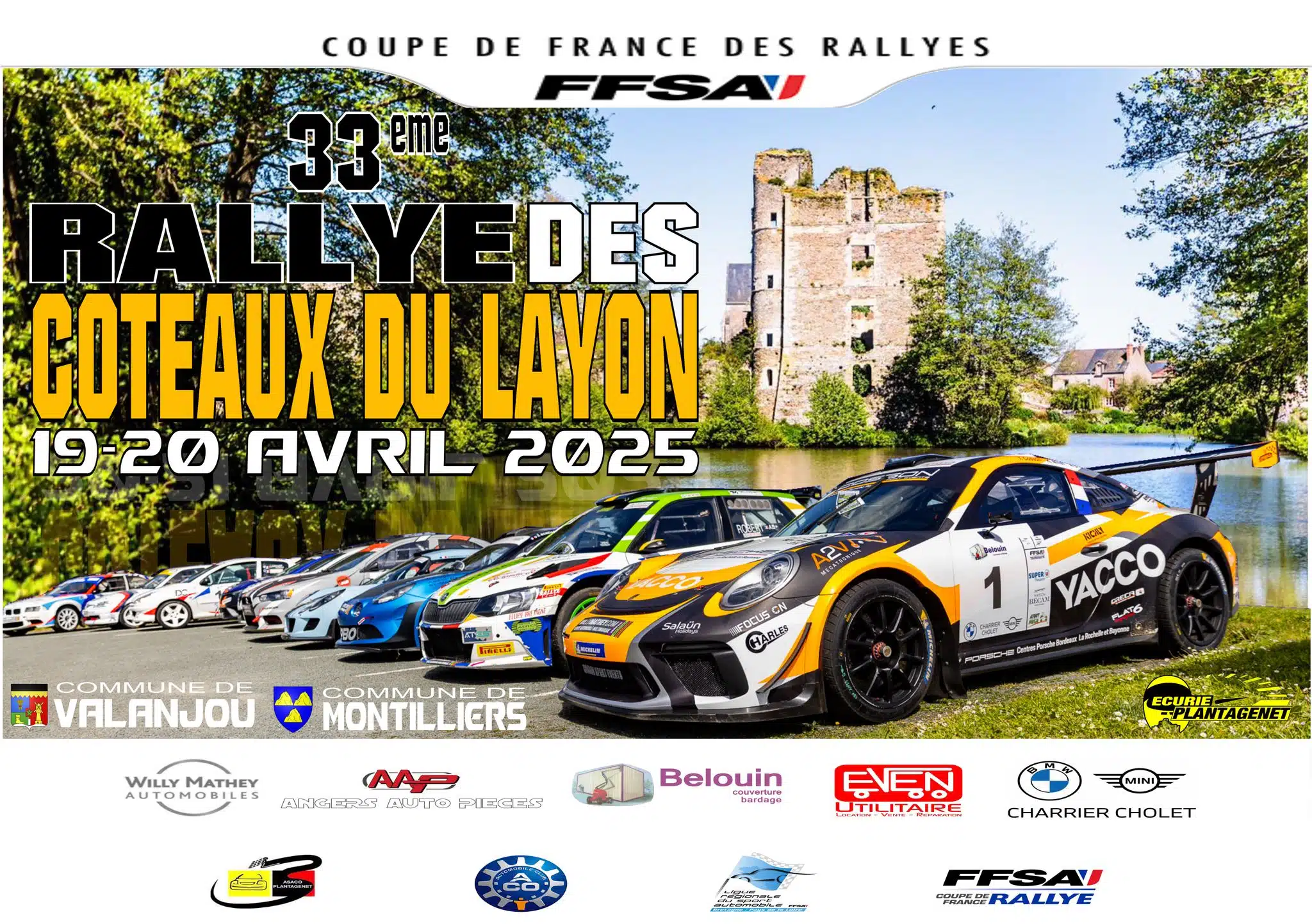 Lire la suite à propos de l’article Rallye des Coteaux du Layon 2025