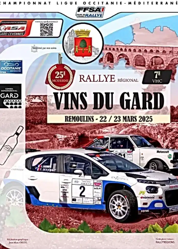 Lire la suite à propos de l’article Rallye des Vins du Gard 2025