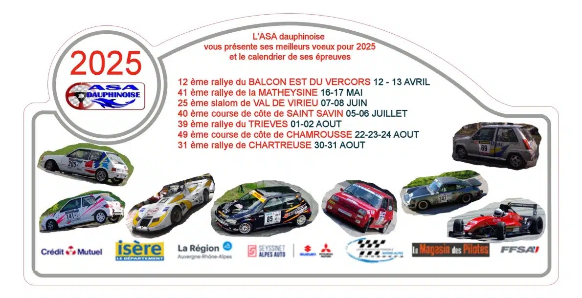 Lire la suite à propos de l’article Rallye du Balcon Est du Vercors 2025