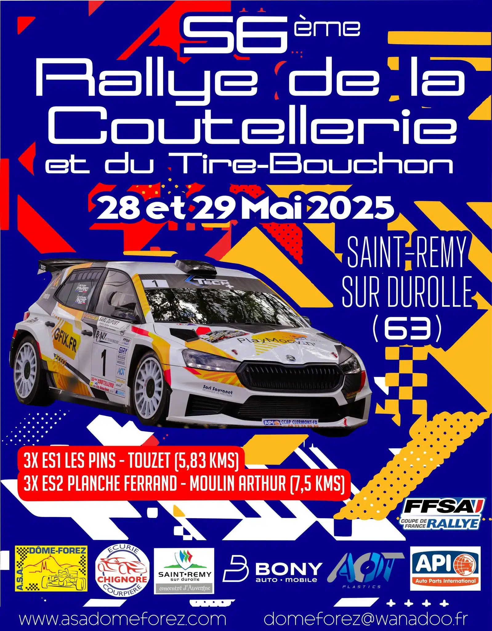 Lire la suite à propos de l’article Rallye de la Coutellerie et du Tire-Bouchon 2025 – Liste des engagés