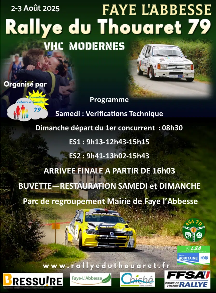 Lire la suite à propos de l’article Rallye du Thouaret 2025