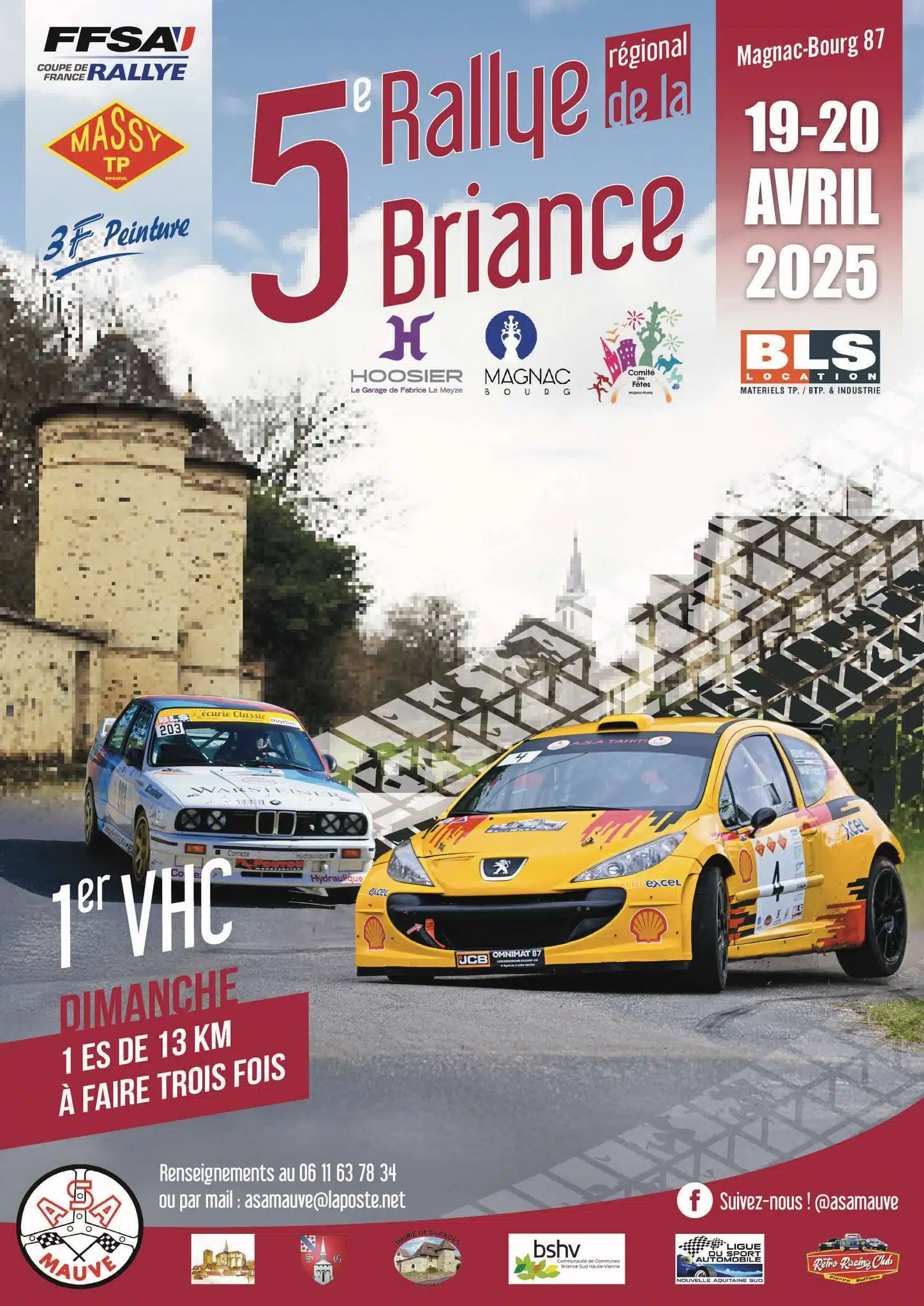 Lire la suite à propos de l’article Rallye régional de la Briance 2025 – Les temps en direct