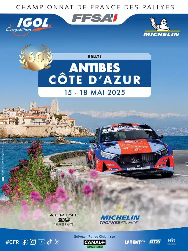 Lire la suite à propos de l’article Rallye d’Antibes Côte d’Azur 2025 – Liste des engagés