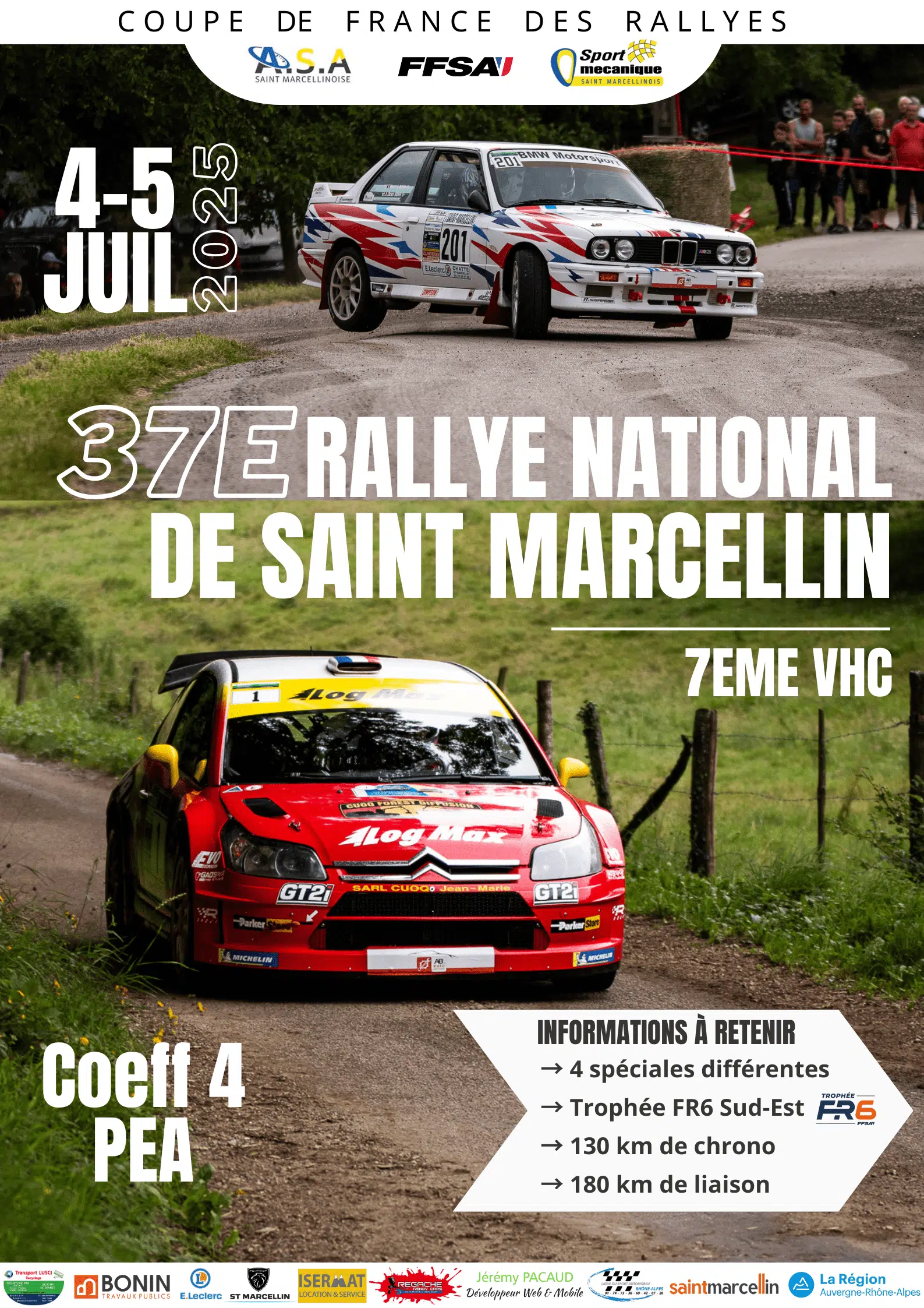 Lire la suite à propos de l’article Rallye de Saint Marcellin 2025