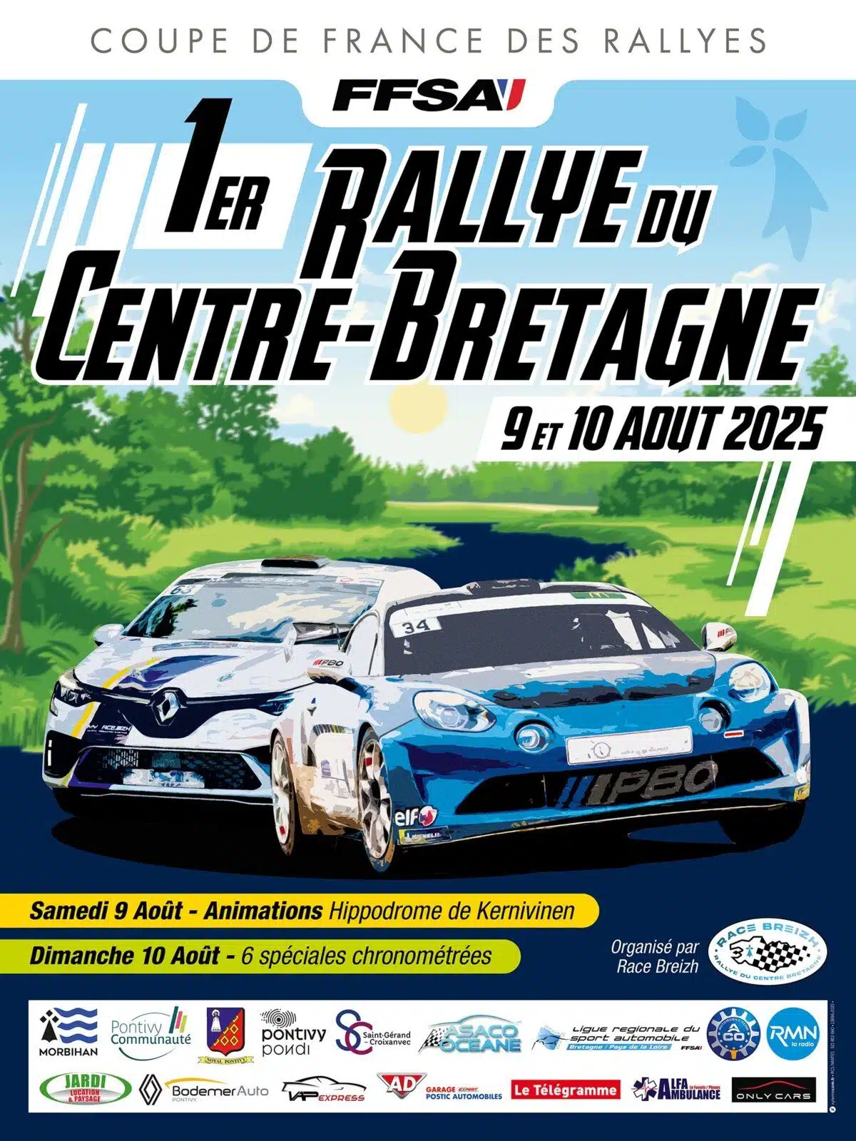 Lire la suite à propos de l’article Rallye régional du Centre-Bretagne 2025