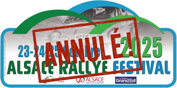 Lire la suite à propos de l’article L’Alsace Rallye Festival 2025 est annulé