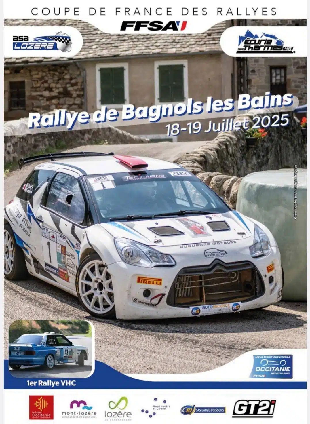 Lire la suite à propos de l’article Rallye de Bagnols-les-Bains 2025
