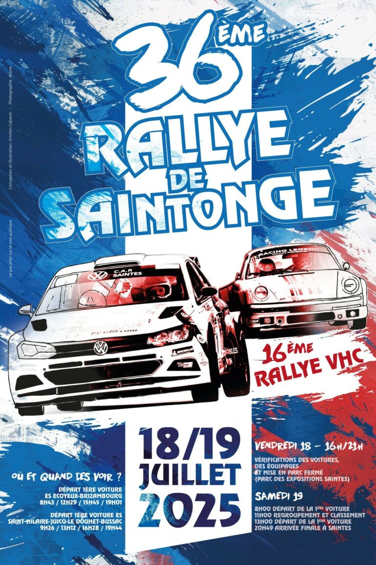 Rallye de Saintonge 2025 | Actualité rallye - Rallye Infos