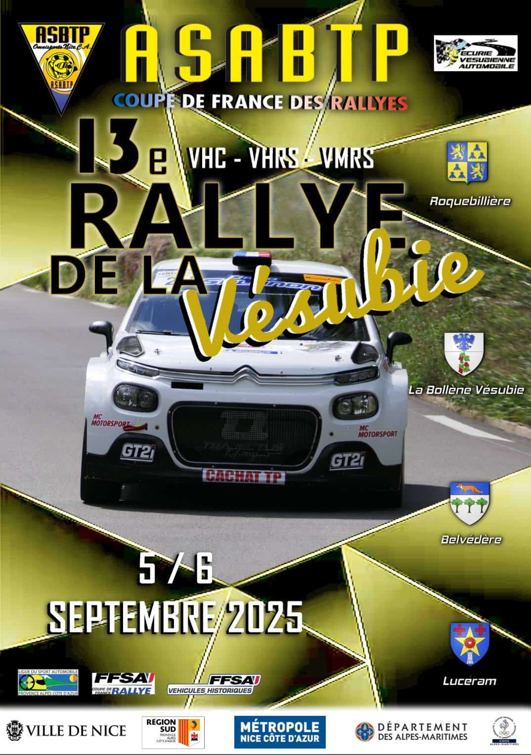 Lire la suite à propos de l’article Rallye de la Vésubie 2025 – Liste des engagés