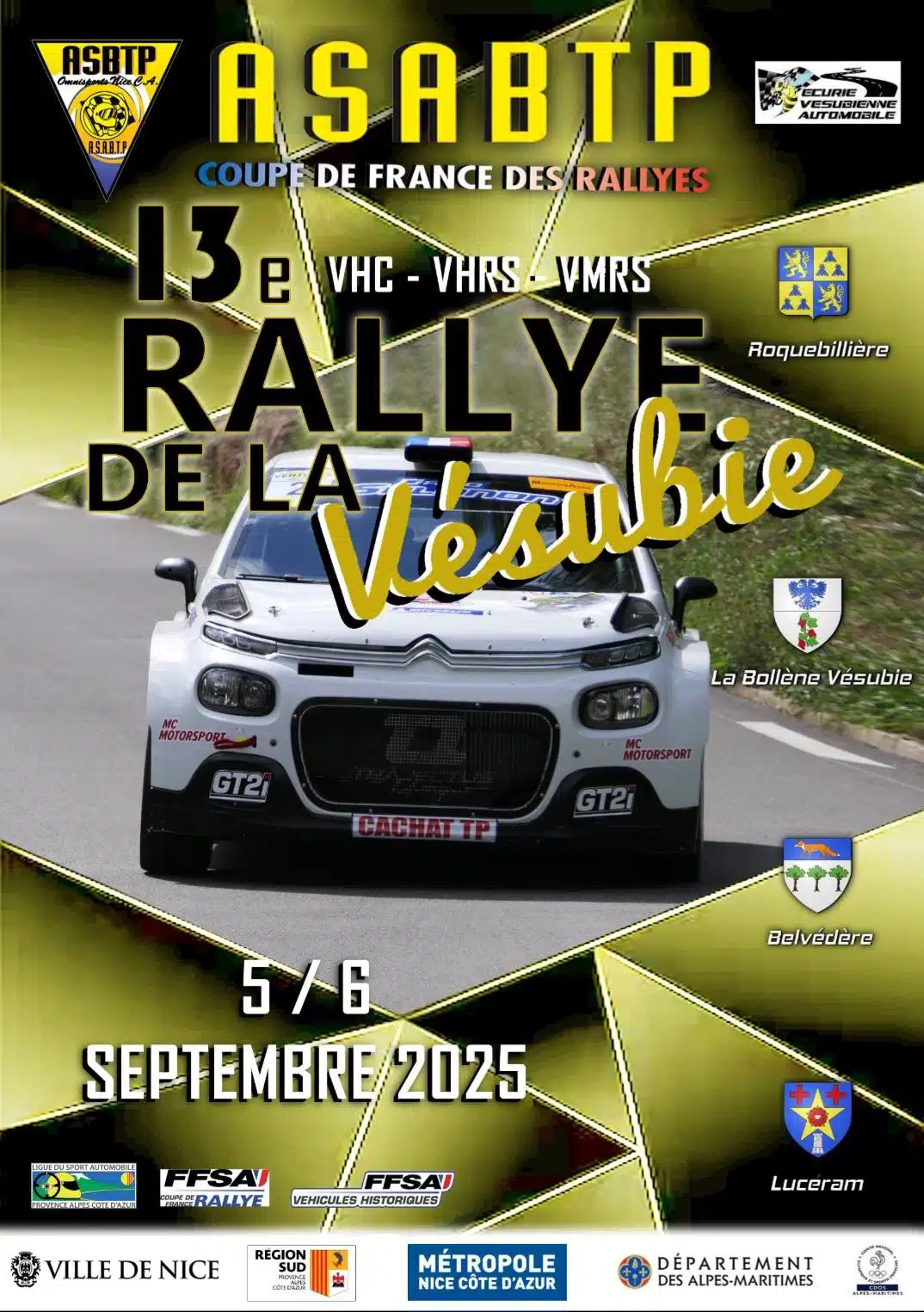 Lire la suite à propos de l’article Rallye de la Vésubie 2025 – Liste des engagés