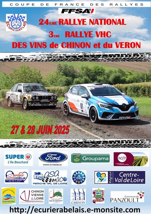 Lire la suite à propos de l’article Rallye des Vins de Chinon et du Véron 2025