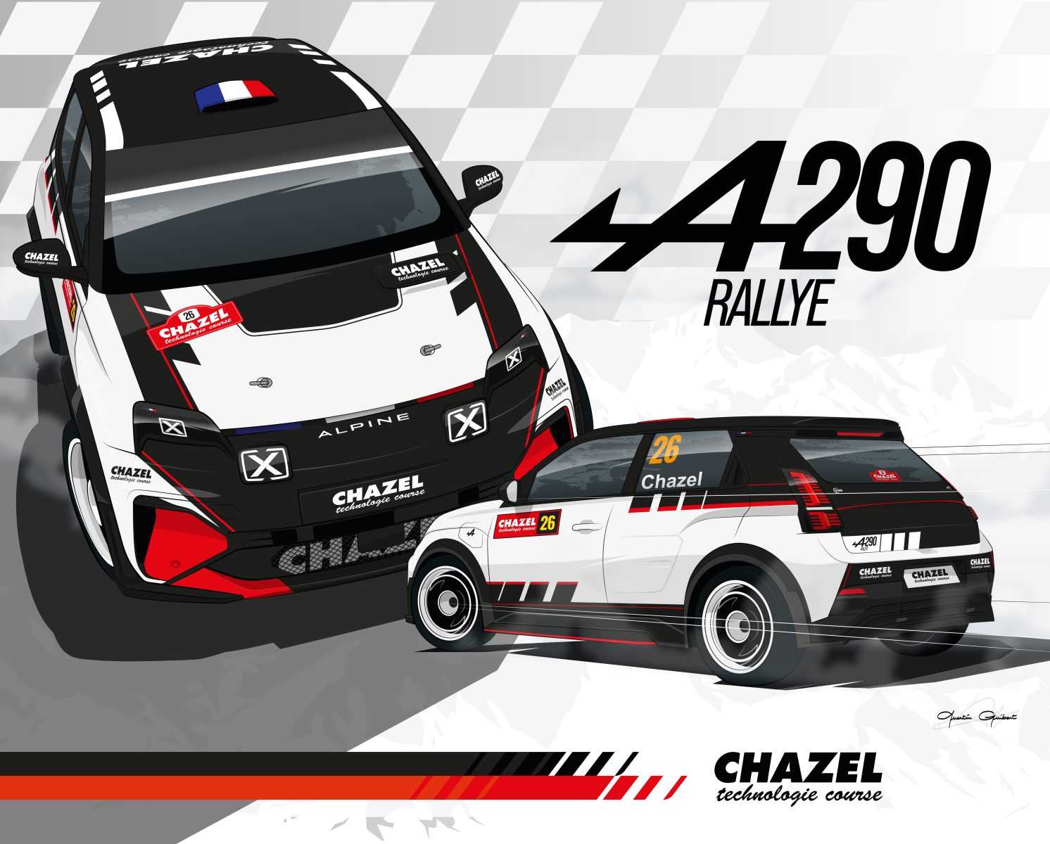 Lire la suite à propos de l’article L&rsquo;Alpine A290 Rally arrive chez Chazel