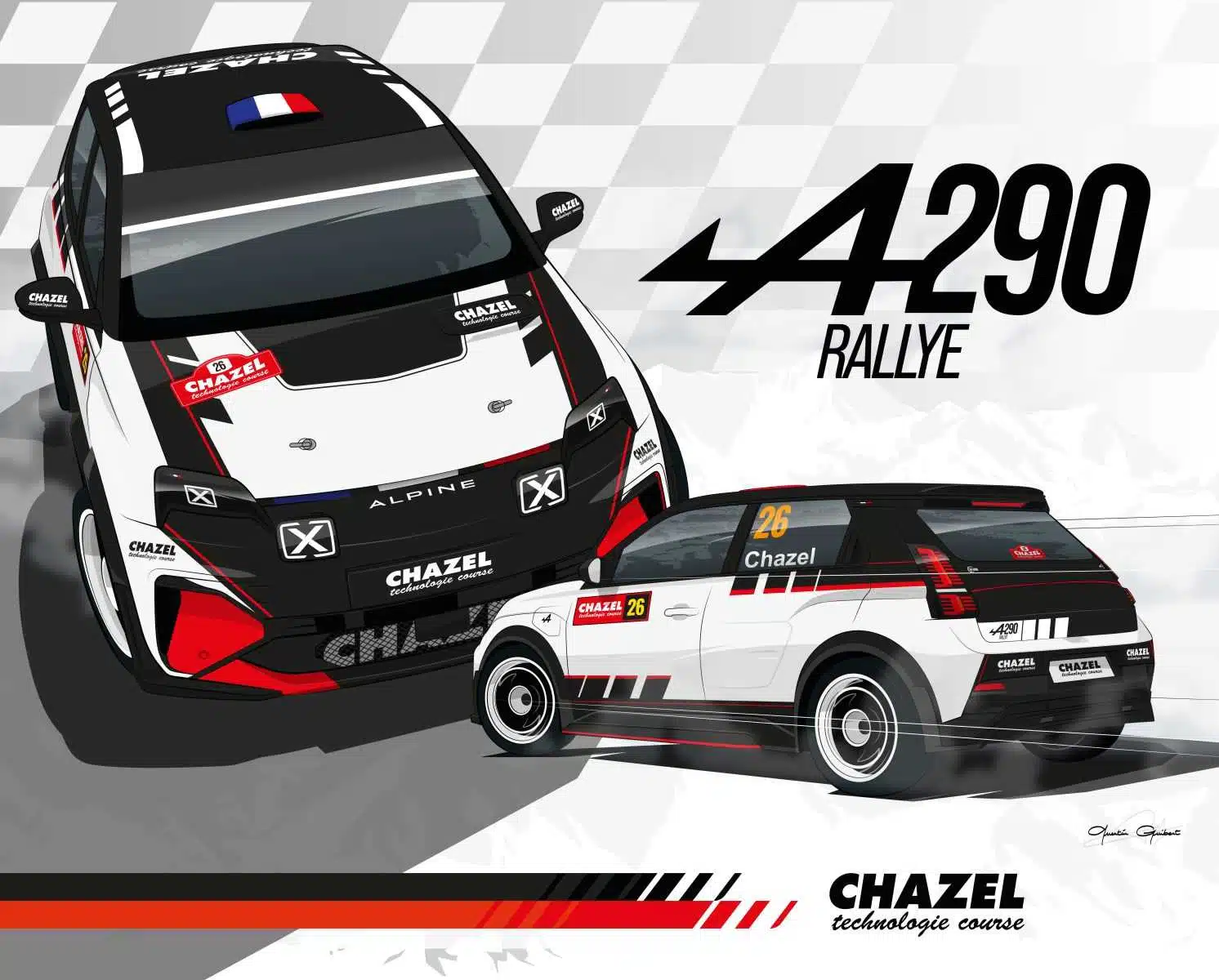 Lire la suite à propos de l’article L&rsquo;Alpine A290 Rally arrive chez Chazel