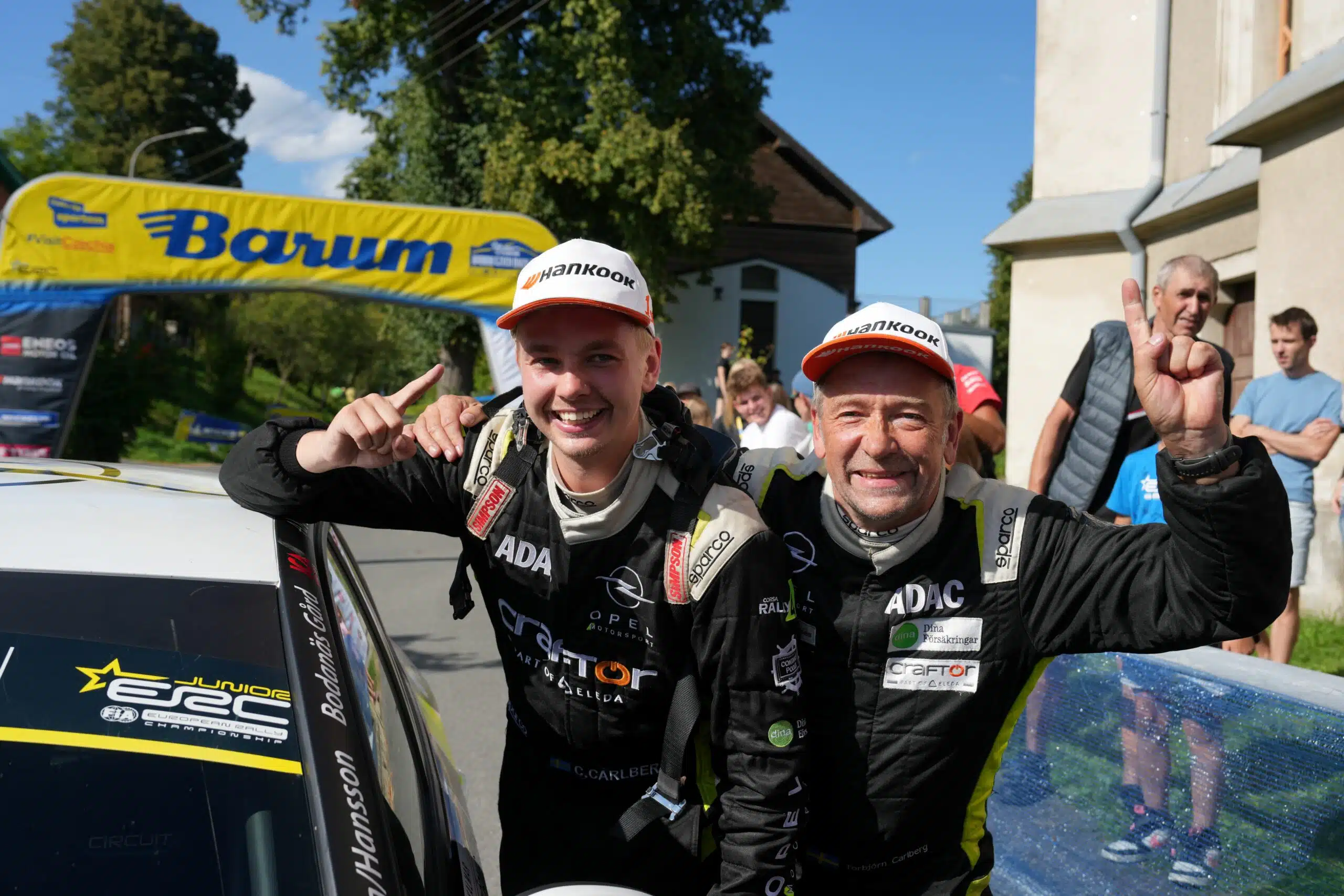 Lire la suite à propos de l’article Opel remporte le championnat d’Europe junior de rallye avec Calle Carlberg