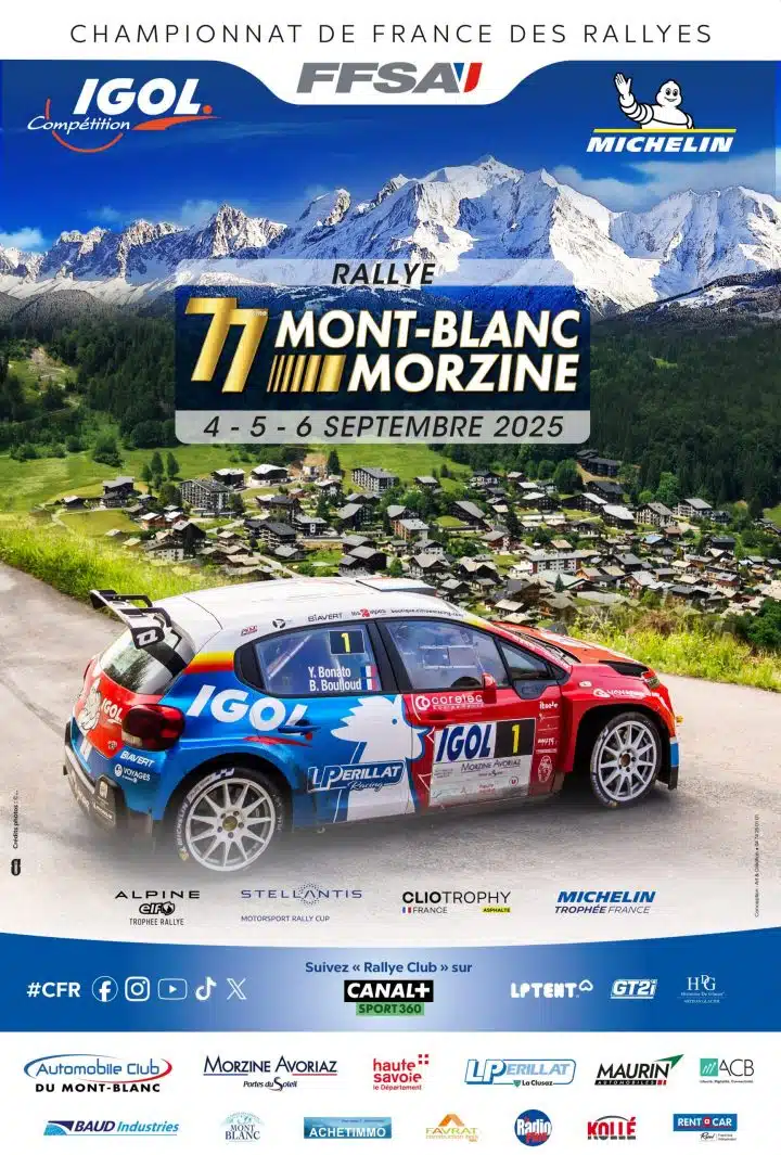 Lire la suite à propos de l’article Rallye Mont-Blanc Morzine 2025 – Liste des engagés
