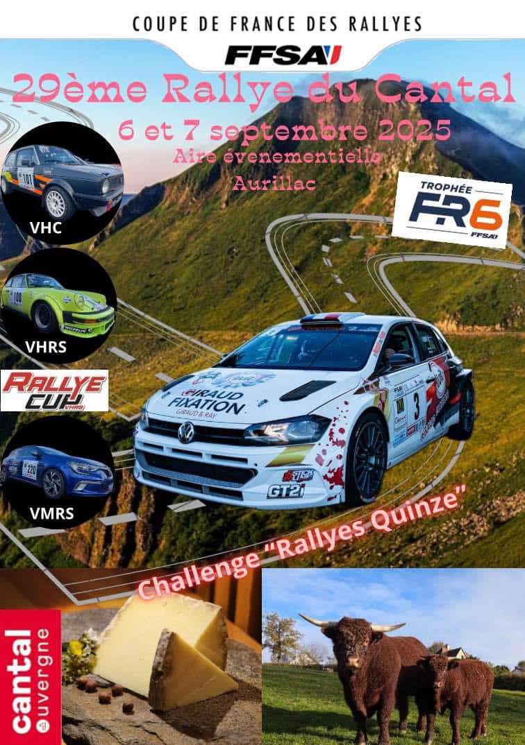 Lire la suite à propos de l’article Rallye du Cantal 2025
