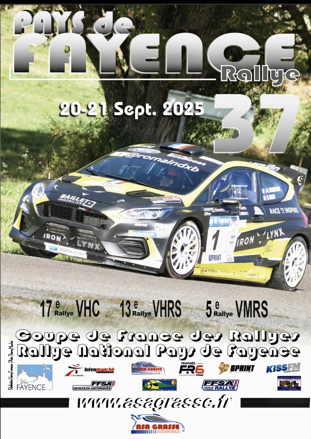 Lire la suite à propos de l’article Rallye du Pays de Fayence 2025 – Liste des engagés