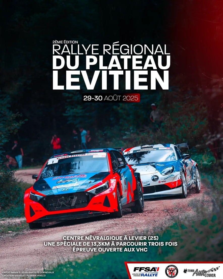 Lire la suite à propos de l’article Rallye du Plateau Levitien 2025 – Liste des engagés