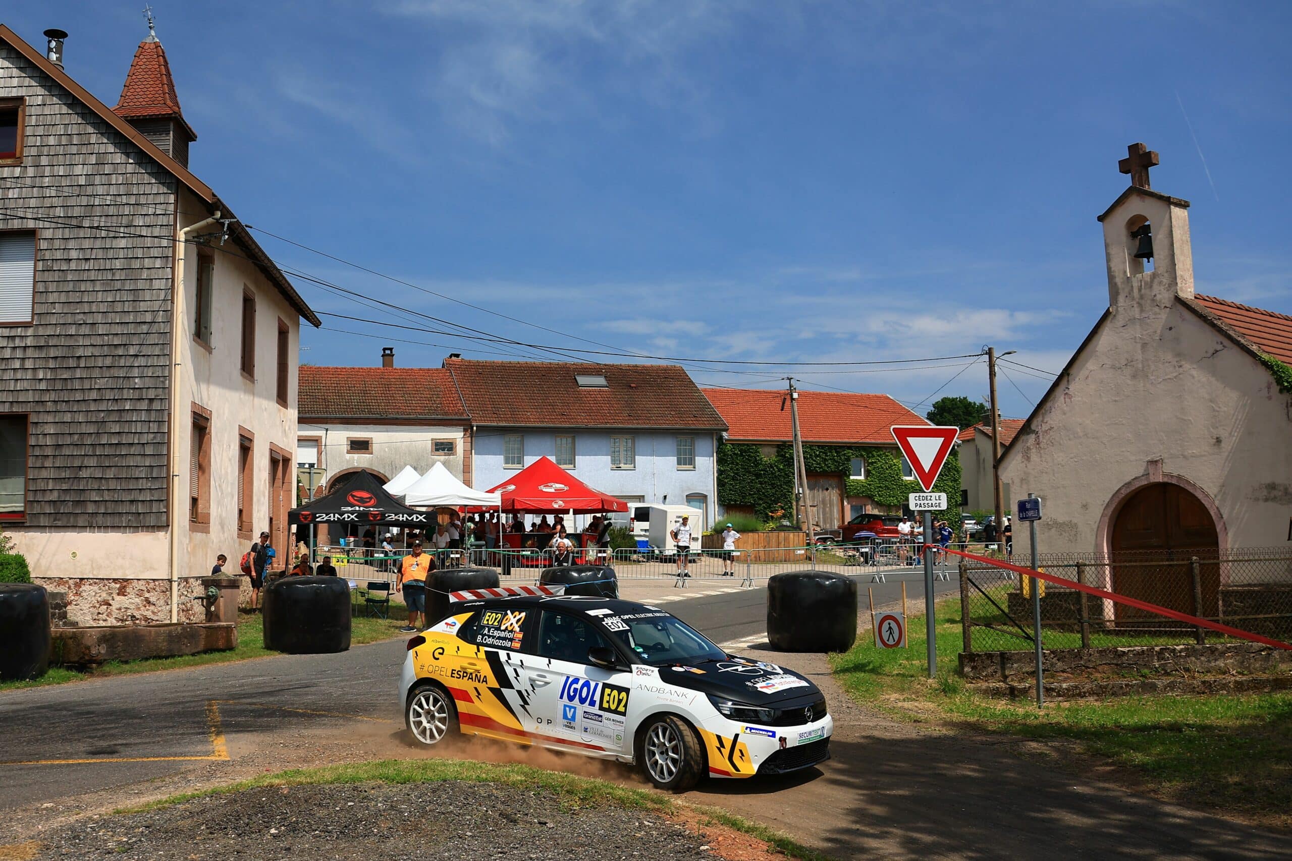 Lire la suite à propos de l’article L&rsquo;ADAC Opel Electric Rally Cup ‘powered by GSE’ entame la seconde moitié de sa saison 2025