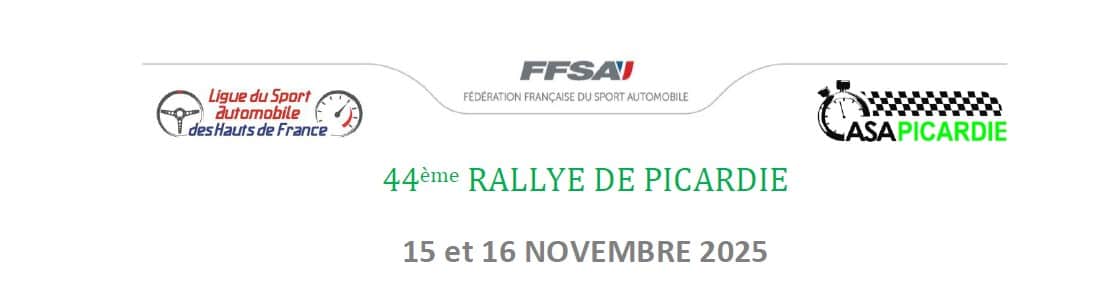 Lire la suite à propos de l’article Rallye de Picardie 2025
