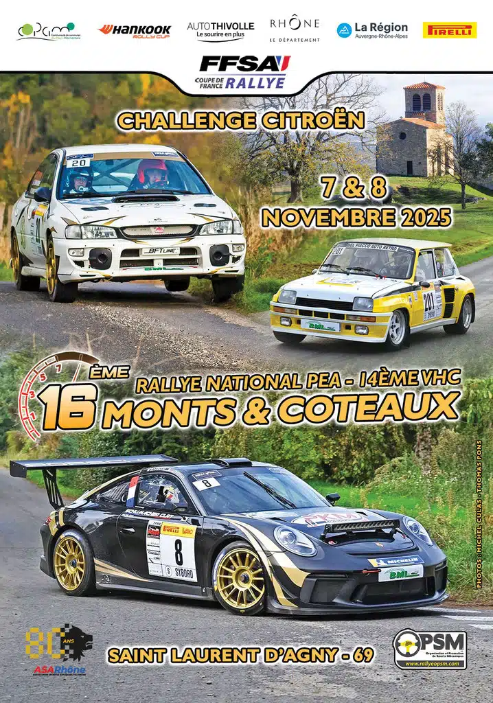 Lire la suite à propos de l’article Rallye Monts et Coteaux 2025