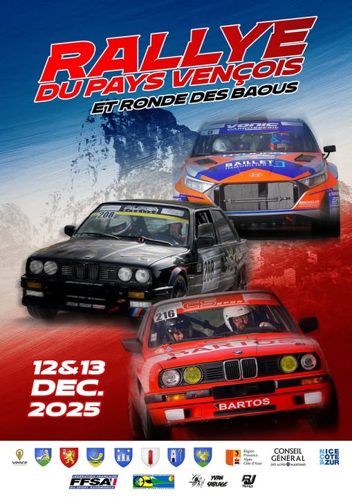 Lire la suite à propos de l’article Rallye du Pays Vençois et Ronde des Baous 2025 – Liste des engagés