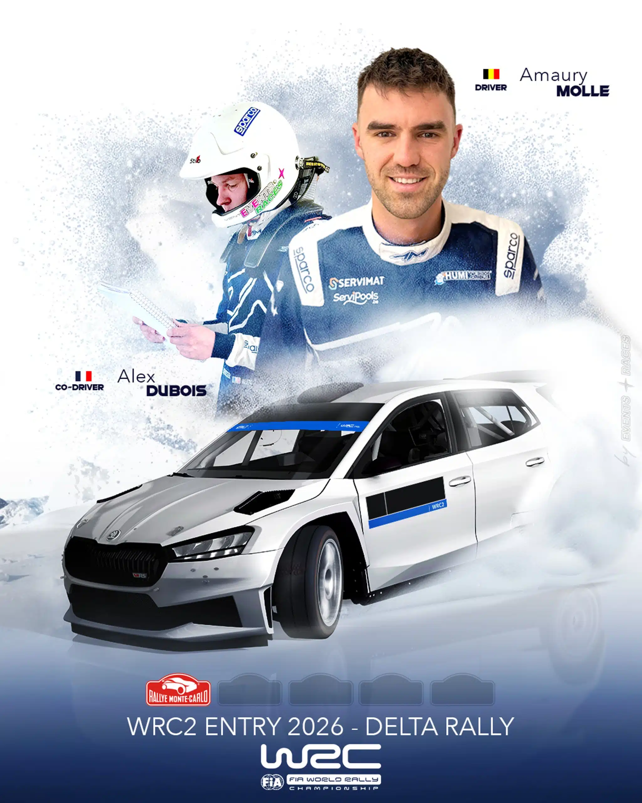 You are currently viewing Amaury Molle s&rsquo;engage en WRC2