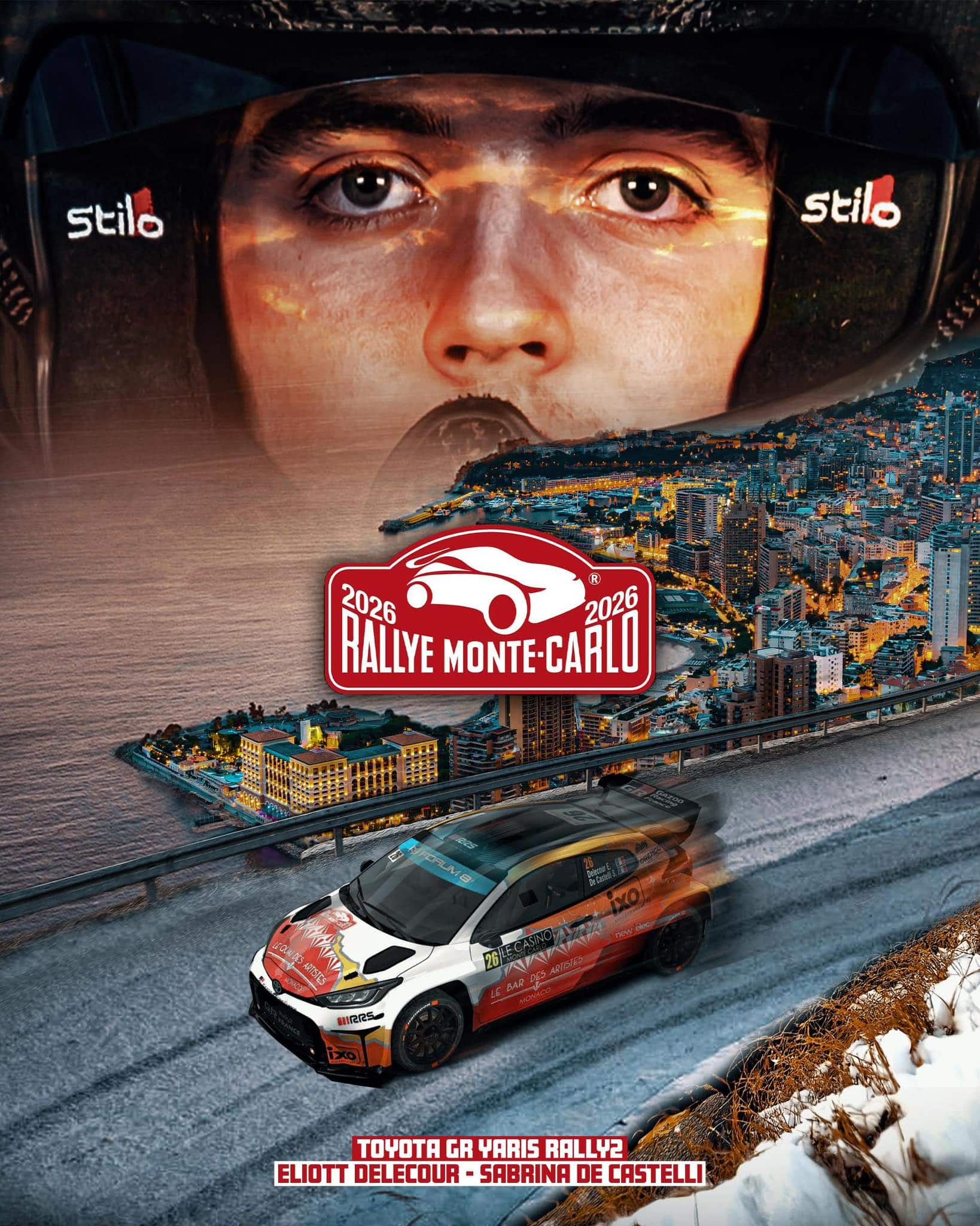 Lire la suite à propos de l’article Eliott Delecour au Rallye Monte Carlo 2026 en Yaris Rally2